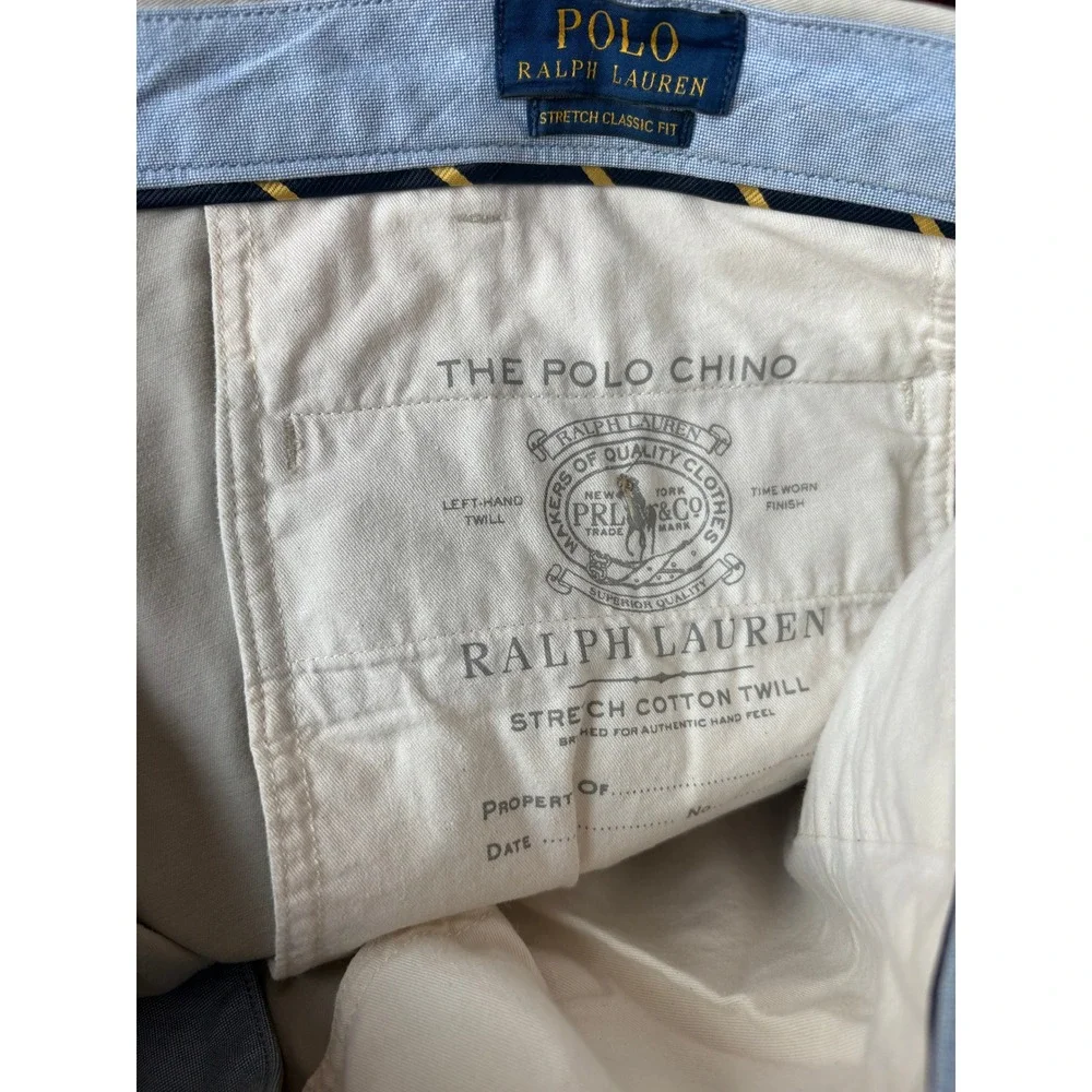 Polo Ralph Lauren Stretch Classic Fit Chino Shorts 46B Preppy Golf Country Club